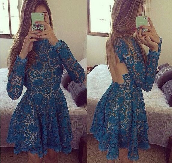 Vestido Flower Lace