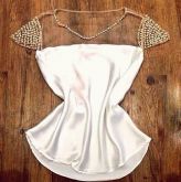 Blusa Golden Pearl
