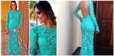Vestido renda