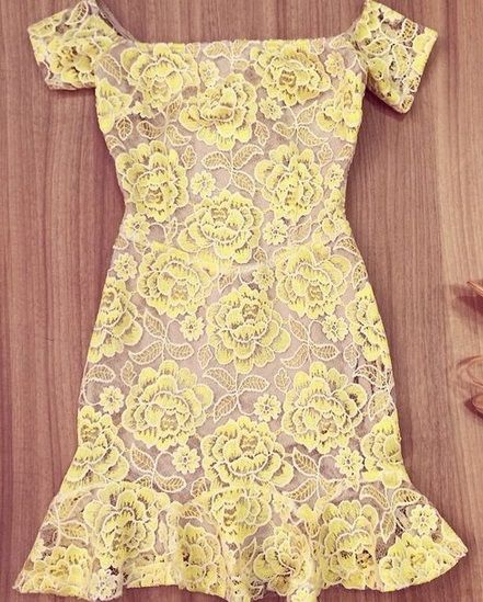 Vestido Flower Yellow